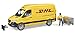Bruder 02671 – MB Sprinter DHL avec conducteur avec boîte en Maille et Colis d'expédition