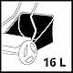Einhell Hand-Rasenmäher GC-HM 300 (für bis zu 150 m², 30 cm Schnittbreite, kugelgelagerte Mähspindel mit 5 hochwertigen Stahlmessern, 4-stufige Schnitthöheneinstellung 13-37 mm, 16 l-Fangkorb)