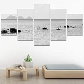 SIGNWIN 5 Panel Canvas Wall Art Modern Art...
