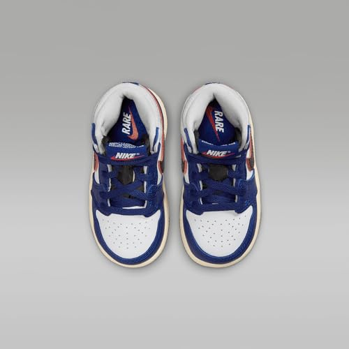 JORDAN 1 RETRO HIGH OG (TD) "WHITE/BLACK-NEUTRAL GREY-DEEP ROYAL BLUE"4