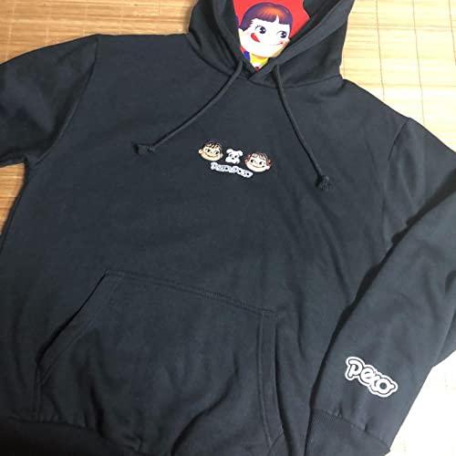 Amazon.co.jp: ペコちゃん ポコちゃん 裏起毛付き パーカー Lサイズ 