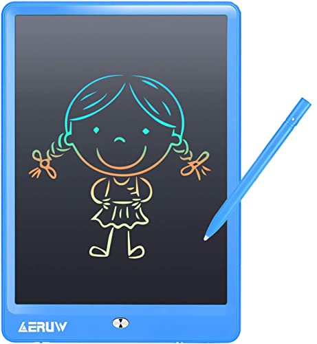 LCD Schreibtafel Spielzeug für Kinder,Bunte Zeichentablett Doodle Board Elektronische Zeichnung Tablet Zeichnung Pads,Geschenke für 3-8 Jährige Mädchen Jungen Zeichentafeln (Blue_10zoll)