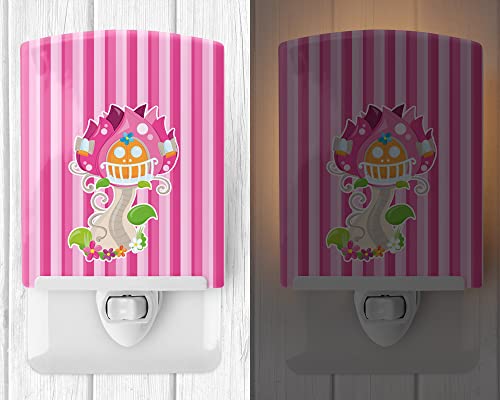 Lámpara nocturna de cerámica con diseño multicolor miniatura 2