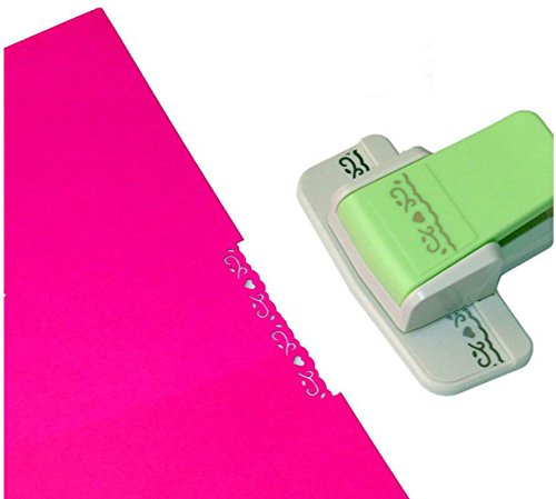 Fascola 1 Pcs New Fancy Border Punch S Flower Design Embossing Punch Scrapbooking Handmade Edge Device Diy Paper Cutter Handmade Craft Gift (Style 3) #TOP6