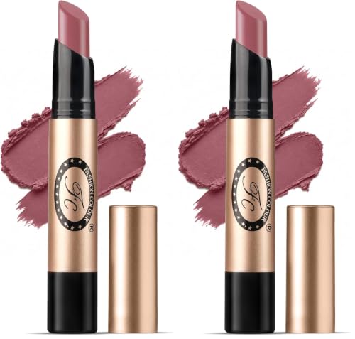 Image of Fashion Colour Supreme Lasting Honey Lip Non Transfer Lipstick 2.6g | Lipstick For Women | Available in 18 Super Creamy Shades | (317-Deep Jujupe, 2.6g) (Pack of 2)