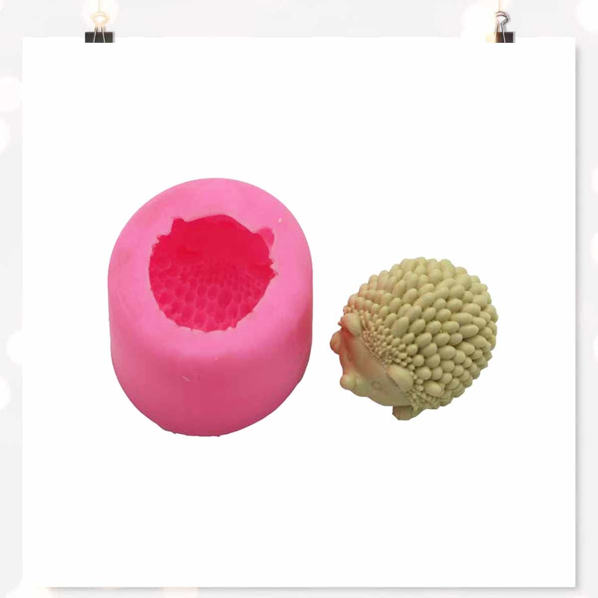 Süße Igel-Gießformen Aus Silikon Für Kerzen, Seife & Gips – Perfekt Für Herbst-Deko, Weihnachten, Halloween & DIY-Projekte