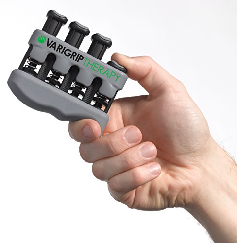 Dynatomy Varigrip Therapy Adjustable Resistance, Medium To Heavy Range, Finger Strengthener, Finger Exerciser, Hand Exerciser, Grip Strengthener, Extra-Wide Base, Ergonomic, 2 Exercisers In 1, (Vgm) #TOP3