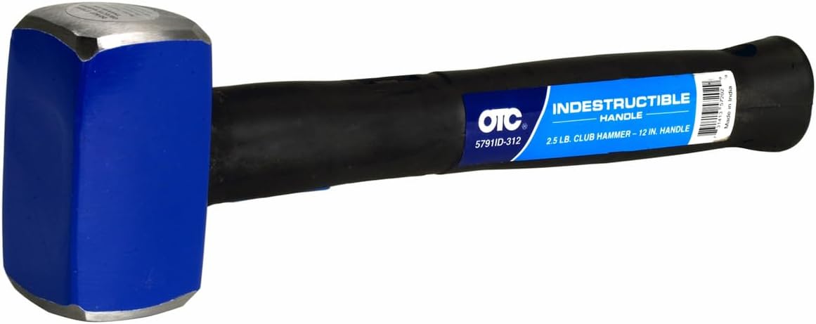 OTC (5791ID-312) Club/Hand Drill Hammer - 2.5 lb. Head, 12" Handle