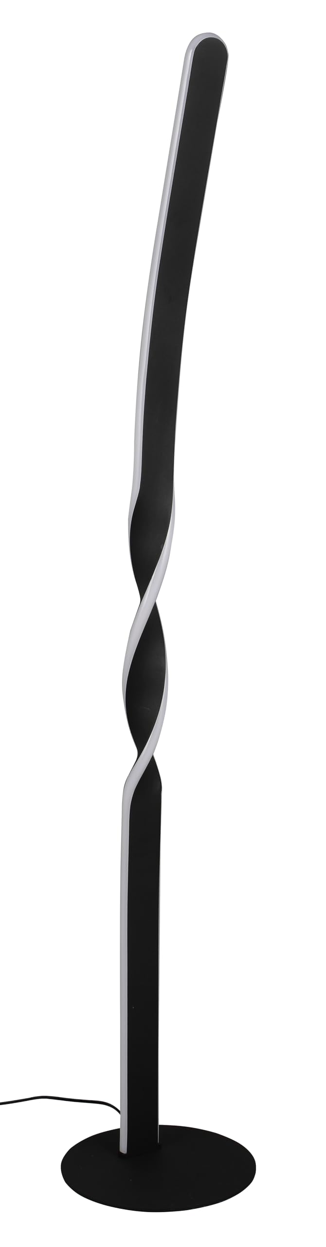 RL LIVE YOUR LIGHT Reality Leuchten LED Stehleuchte Ginko R45791132, Metall Schwarz matt, inkl. 19 Watt LED
