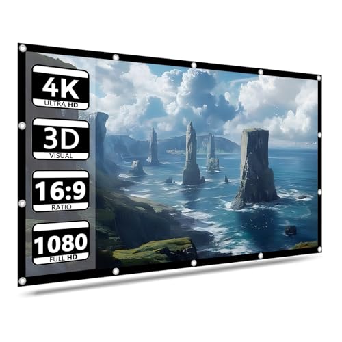Pantalla de proyección portátil 120 pulgadas 16:9