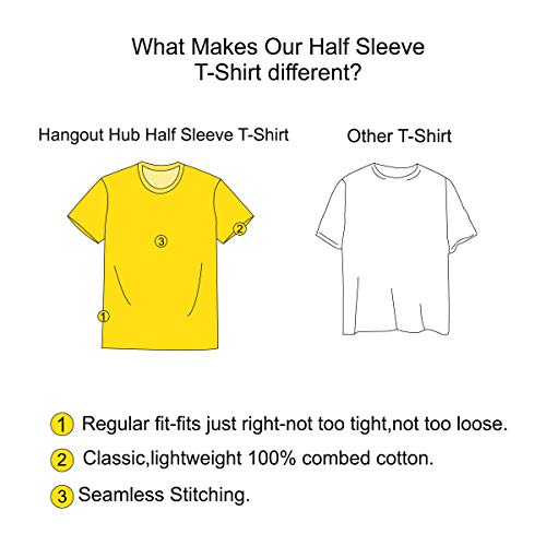Image of Hangout Hub HH100 Family-Men's Women's & Boy's |Cotton | Printed Regular Fit T-Shirts |Set of 3 | Matching Twinning Family Tees