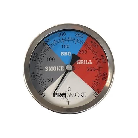 Pro Smoke Large 4' BBQ, Grill, Smoker & Pit Thermometer (Fits most BBQ's) Cover