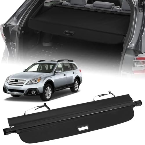 Cubierta de carga retráctil para Subaru Outback 2010-2014 maletero 2