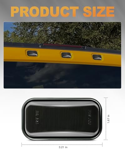 Kit 6 Lámparas LED Cab Roof Smoked Lens para Hummer H2 miniatura 5