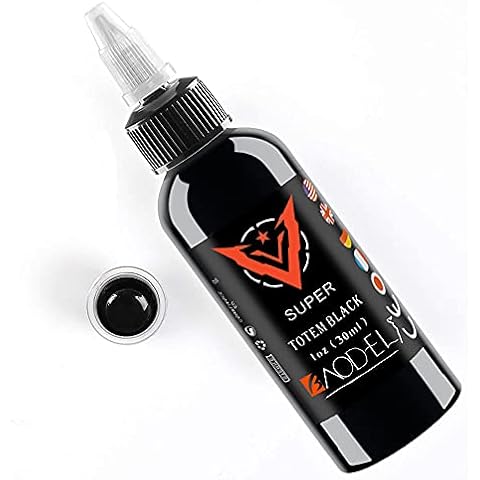 DLD Tinta de tatuaje negro puro vegana 30ml Cover