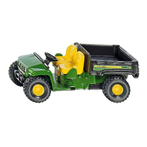 siku 1481, John Deere Gator, Metall/Kunststoff, Grün, Kippbare Pritsche, Spielzeugfahrzeug für Kinder