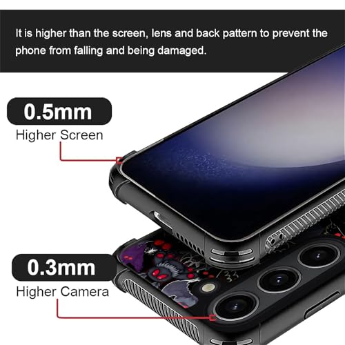 Coque Samsung S23 monstre sombre Halloween cadeau idéal silicone souple - 2