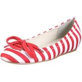  Blink Blaine 37 Stripe Red 601030-B3, Damen, Ballerinas, Rot (red), EU 38