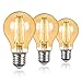 9W Dimmbar Vintage Edison Glühbirne LED E27,1000Lm,Warmweiß 2700K,Ersetzen 100W Glühlampe,Amber Glas Dekorativer A60 LED Birne,Kein Flackern,Nostalgie und Retro Beleuchtung[Energieklasse E]-3er Pack