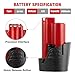 BATWAYPRO Upgraded 4.0Ah 2Packs Replacement for12V Lithium Ion Battery, Compatible with 12V Tools/Heated Jacket 48-11-2420 48-11-2440 48-11-2402 48-11-2411 Cordless Power Tools