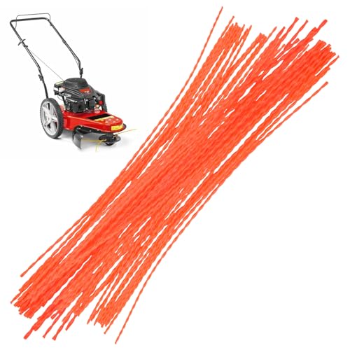 Haiouus 60 Pcs 21.25' X .155 Inch Universal Walk Behind String Trimmer Line Compatible with Toro, Senix, BilT, Earth-Quake Mower
