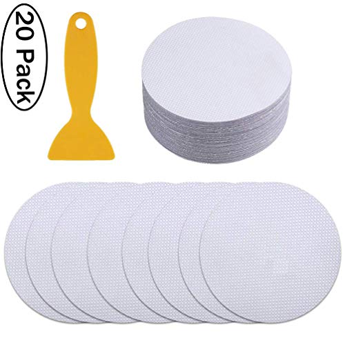 Bathtub Stickers Non-Slip Shower Treads with Scraper PEVA for Bath Tub, Shower Room