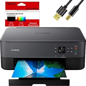 Canon Wireless Pixma Inkjet All in One Printer with Scanner – High Resolution Fast Speed Printing Compact Size Up to…