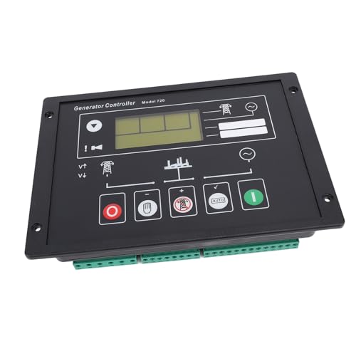 Pwshymi Generador Panel de Control de Arranque Automático Módulo Electrónico Versátil para Fuente de Alimentación de Respaldo de Emergencia Controlada por Microcomputadora para Uso Doméstico Plástico