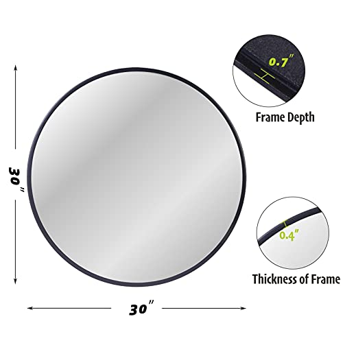 ZENIDA Specchio rotondo, 80 x 80 cm, rotondo con