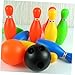 VINTORKY Educational Boys and Girls Bowling Game Indoor Ball Toys Set Handles Eco-Friendly Safe for Year Old Boys Girls Random Style