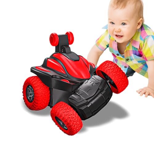 Generico Coche acrobático teledirigido, Coche acrobático de doble cara | Coche de conducción de doble cara | todoterreno Drift RC Race Flipping Car Toy con rotación de 360 grados para niños