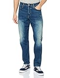Anliegender Bund G-STAR RAW Herren Scutar 3D Slim Tapered Jeans, Blau (Antic Faded Baum Blue C052-B817), 34W / 32L