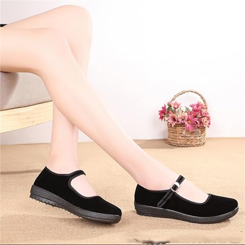 Ladies Flat Heel Shoes Slip On Flats Versatile Chic Ballet Flats2