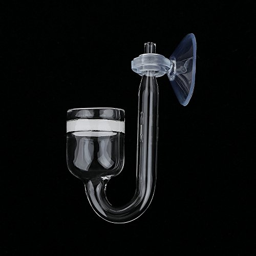 Image of CO2 Diffuser, Carbon Dioxide Glass Reactor U Shape Tube Set for Aquarium Plants Tank(CO2 Diffuser Set)