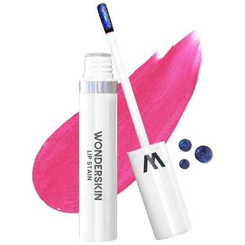 Image of Wonderskin Wonder Blading All Day Lip Stain Peel Off Masque - Long Lasting, Waterproof and Transfer Proof Pink Lip Tint, Matte Finish Peel Off Makeup (Neon Rose Masque)