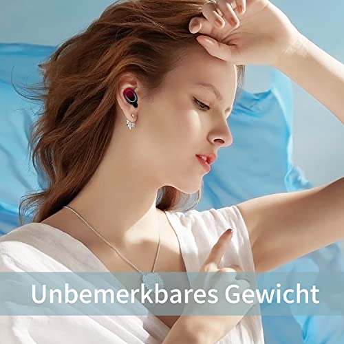 Bluetooth Headset mit Mikrofon, In Ear Freisprech Headset Handy Kabellos Kopfhörer mit LED Ladebox für Autofahren… - Image 7