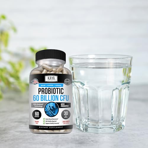 Kaya Naturals KNPRO60 Probiotic 60 Billion Cfu | Probiotics For Women, Probiotics For Men And Adults, Natural | Gut Health & Immune Support Supplement thumb #5