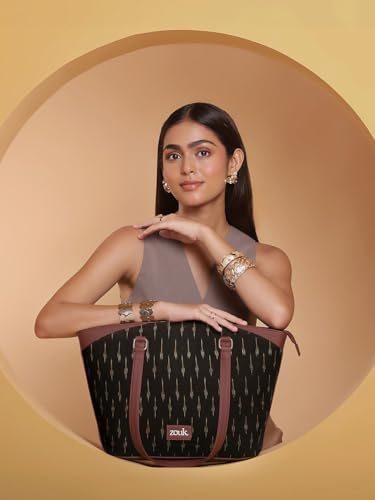 Image of ZOUK Printed Vegan Classic Travel Tote For Women's Ladies