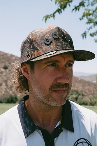 Image of BRIMZ Golf Performance Hat - Tee Holder & Magnetic Brim - Breathable Sweat & Water Resistant Golfing Snapback Cap