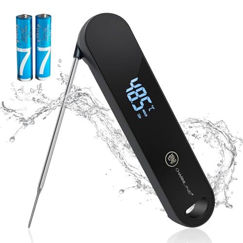 Hochpräzises Thermometer Kochen, 0,5s Sofortmessung, ±0,3°C Genauigkeit, Fleischthermometer,...