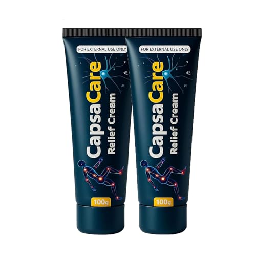 Capsacare Neuropathy Relief Cream Capsacare Pain Relief Cream Neuropathy Nerve Pain Relif Cram Natural Ingredients For Feet Hands Shoulders Neck (2pcs)