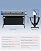 VEVOR Vinyl Cutter 53 Inch Vinyl Cutter Machine Semi-Automatic DIY Vinyl Printer Cutter Machine Manual Positioning Sign Cutting with Floor Stand Signmaster Software