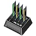 Produktbild AODUKE 4Bay Fan Cooling M.2 NVME/SATA to USB3.2 10Gbps Docking Station Adapter Reading and Writing,External Hard Drive Enclosure for PCIE NGFF SSD(Cloning Are not Supported) AJM2S4
