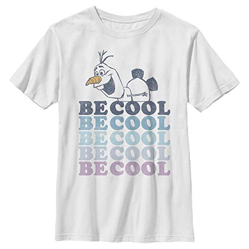 Fifth Sun Frozen 2 Olaf Be Cool Boy's Solid Crew Tee
