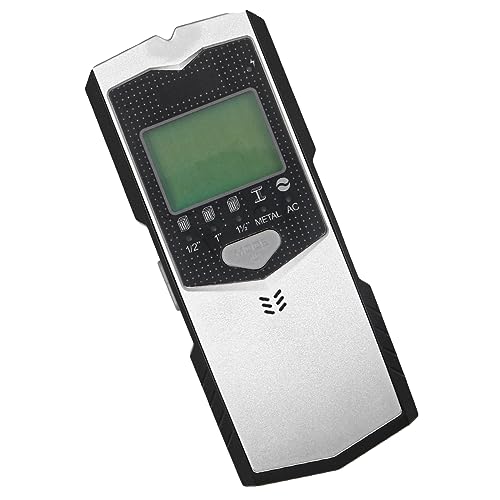 POFET Escáner de Pared con buscador de Pernos 5 en 1 con Pantalla LCD retroiluminada y Alarma de Audio para la Herramienta de detección de ingeniería de mejoras para el hogar