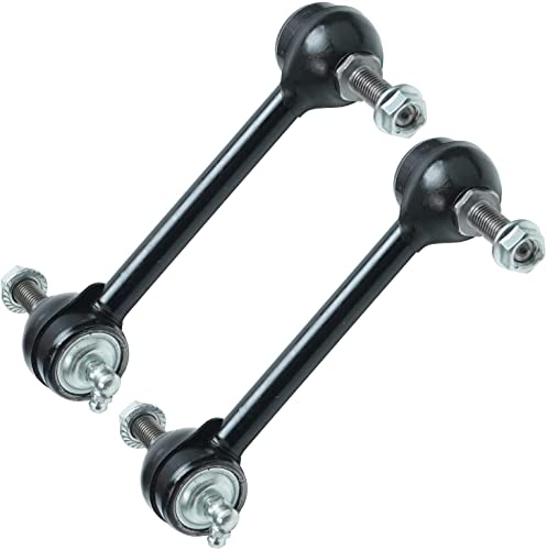 Image of Detroit Axle - 6pc Front End Suspension Kit for 2002-2006 Lincoln LS 2002-2005 Thunderbird 2 Upper Control Arms w /Ball Joints Assembly 2 Lower Ball Joints 2 Sway Bars 2003 2004 Replacement