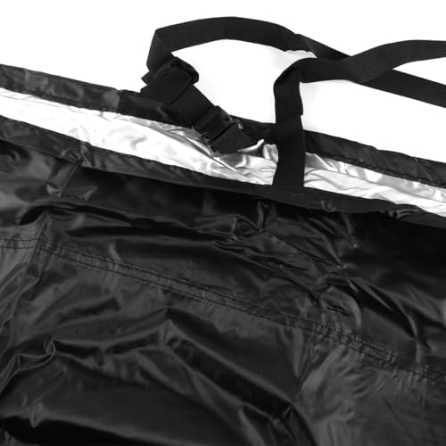 Sarini Billardtisch-Abdeckung, wasserdicht, für den Innen- und Außenbereich, staubdicht, Sonnenschutz, Regenschutz, für Snooker, Billardtisch, Terrassentisch, Schwarz