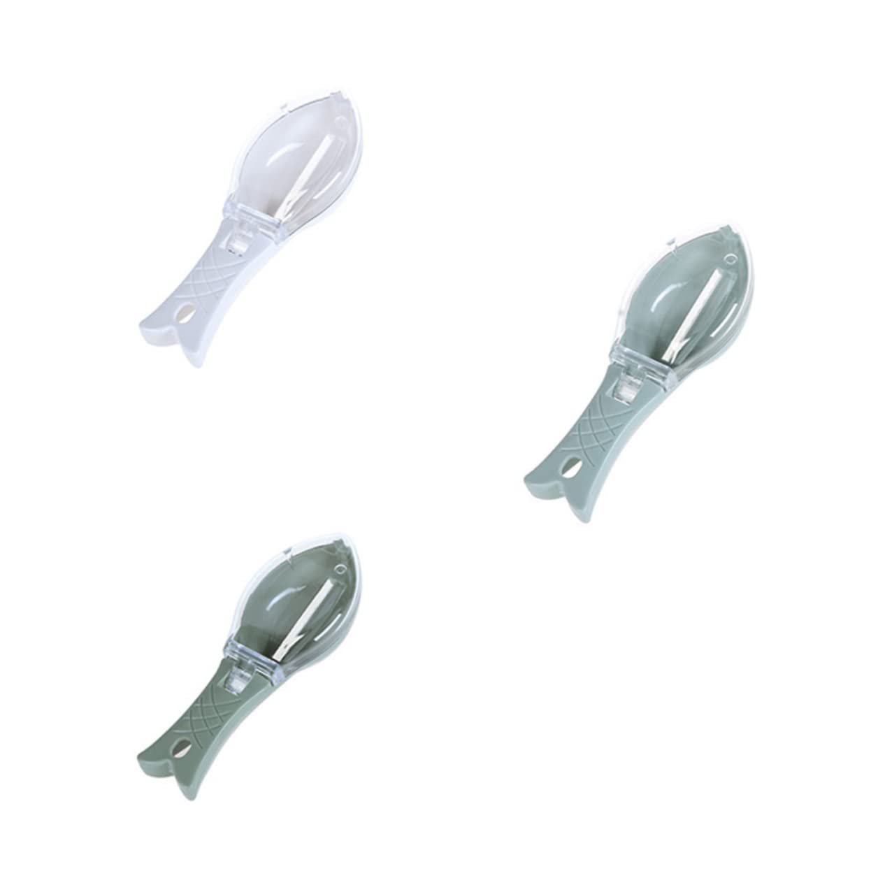 GRIRIW Scraper Fish Bone Remover Peeler Planing Brush Abs Material Wall Mount Convenience