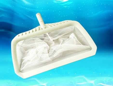 Swimming Pool Deap Leaf Net Emaux, Heavy Duty Swimming Pool Deap Leaf Net, White Colour-image-36