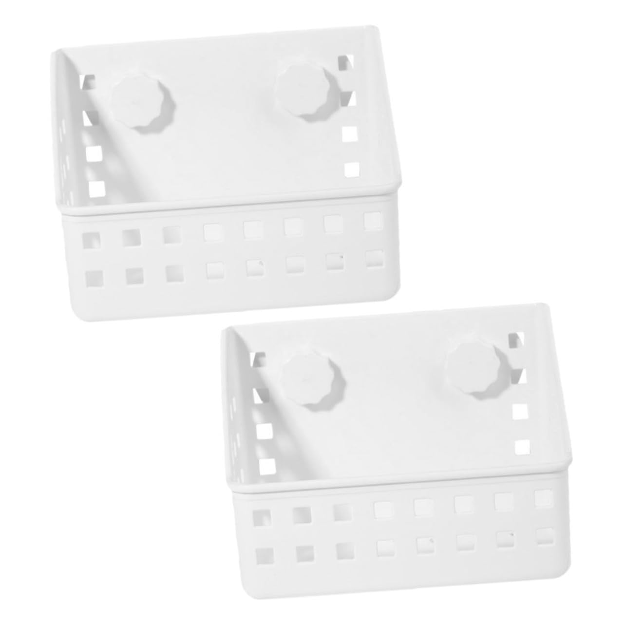 Râtelier à Foin pour Lapin, Lot de 2, Plastique Blanc